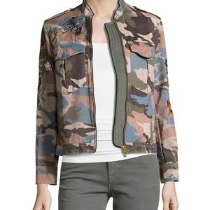 Zadig & Voltaire Embroidered Camo Jacket